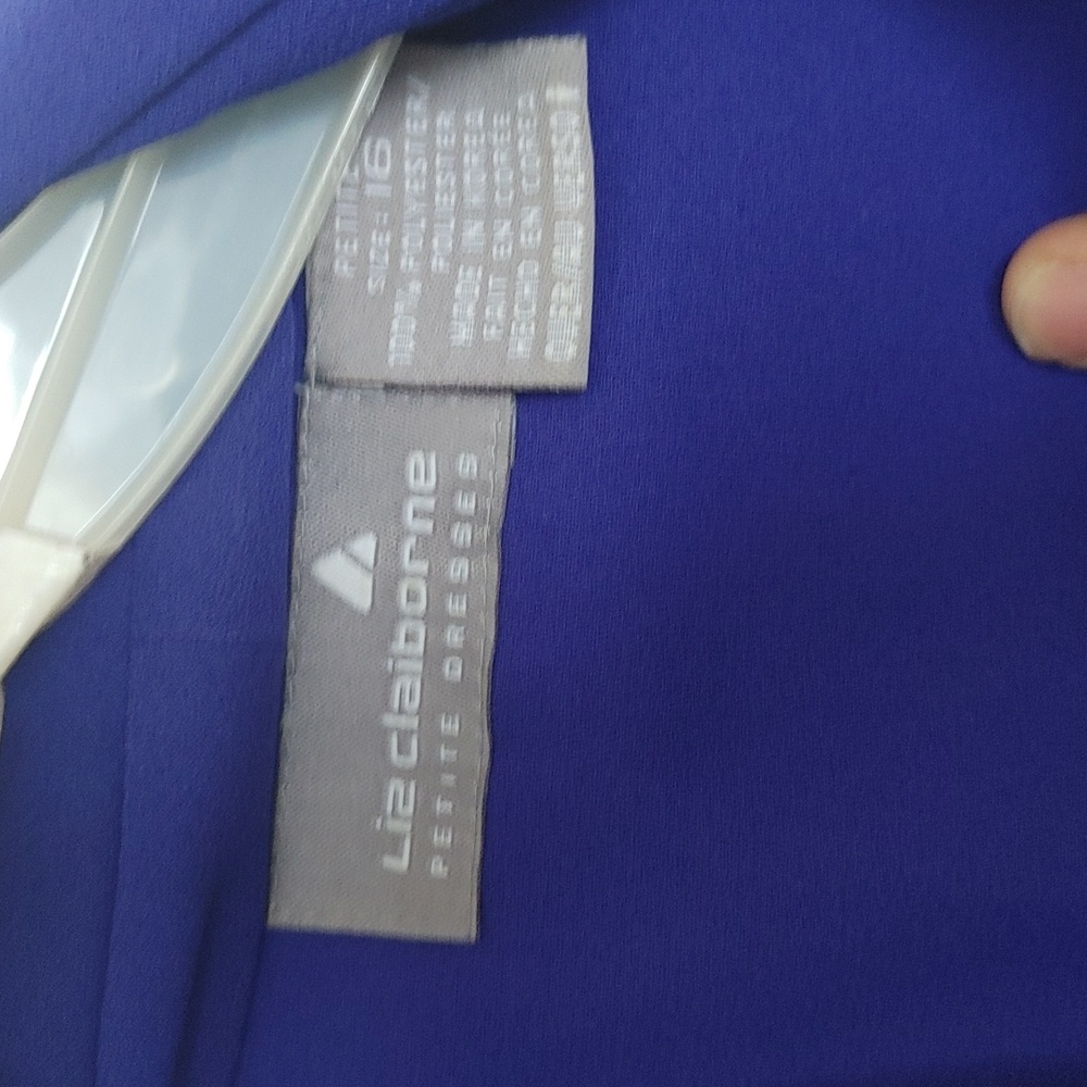 Liz Claiborne Royal Blue Midi Dress - Picture 2 of 3